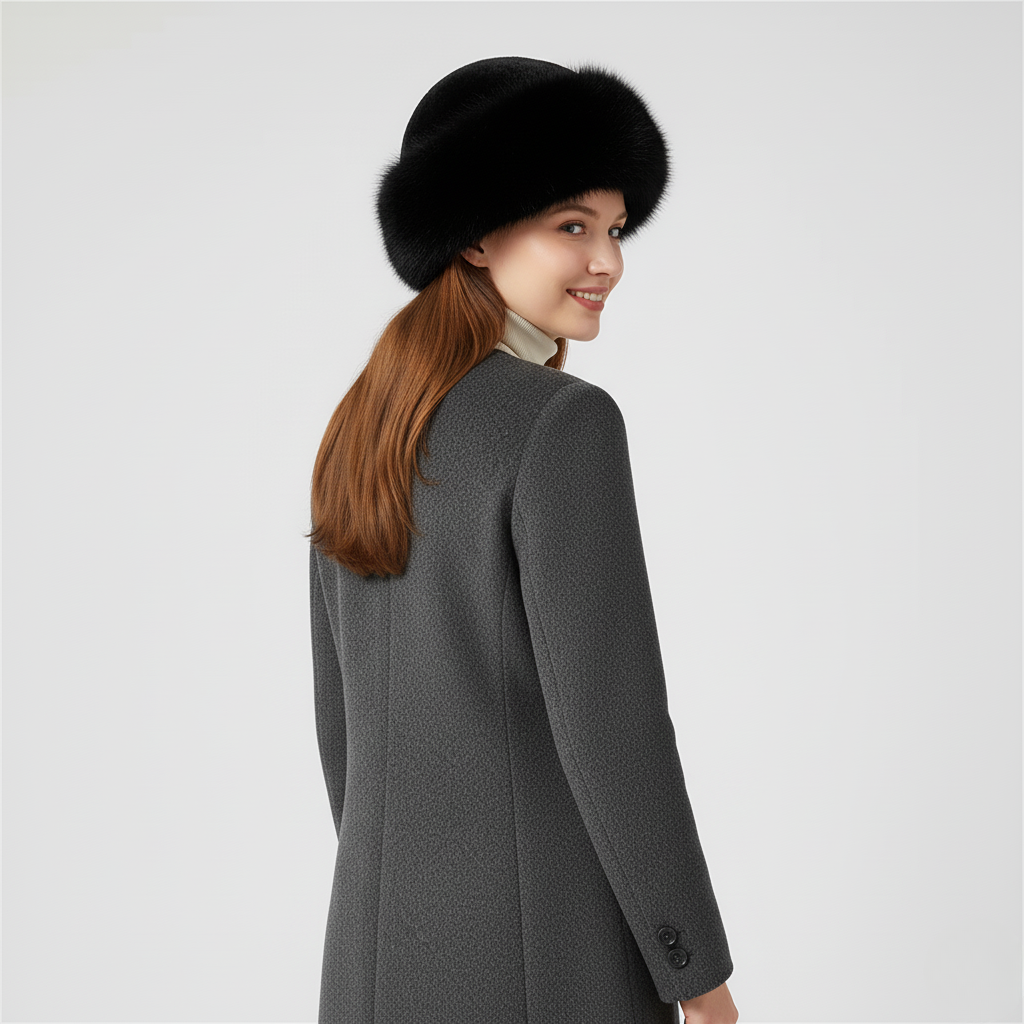 Thicken Plush Warm Fur Hat for Women