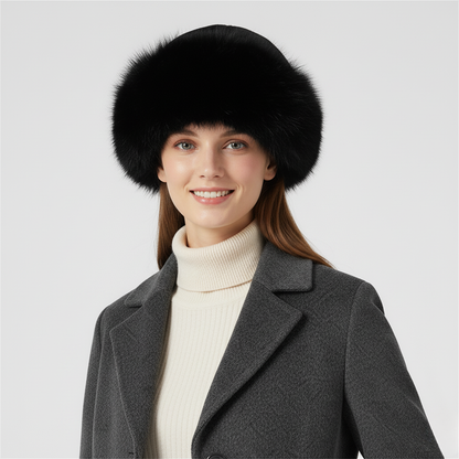 Thicken Plush Warm Fur Hat for Women