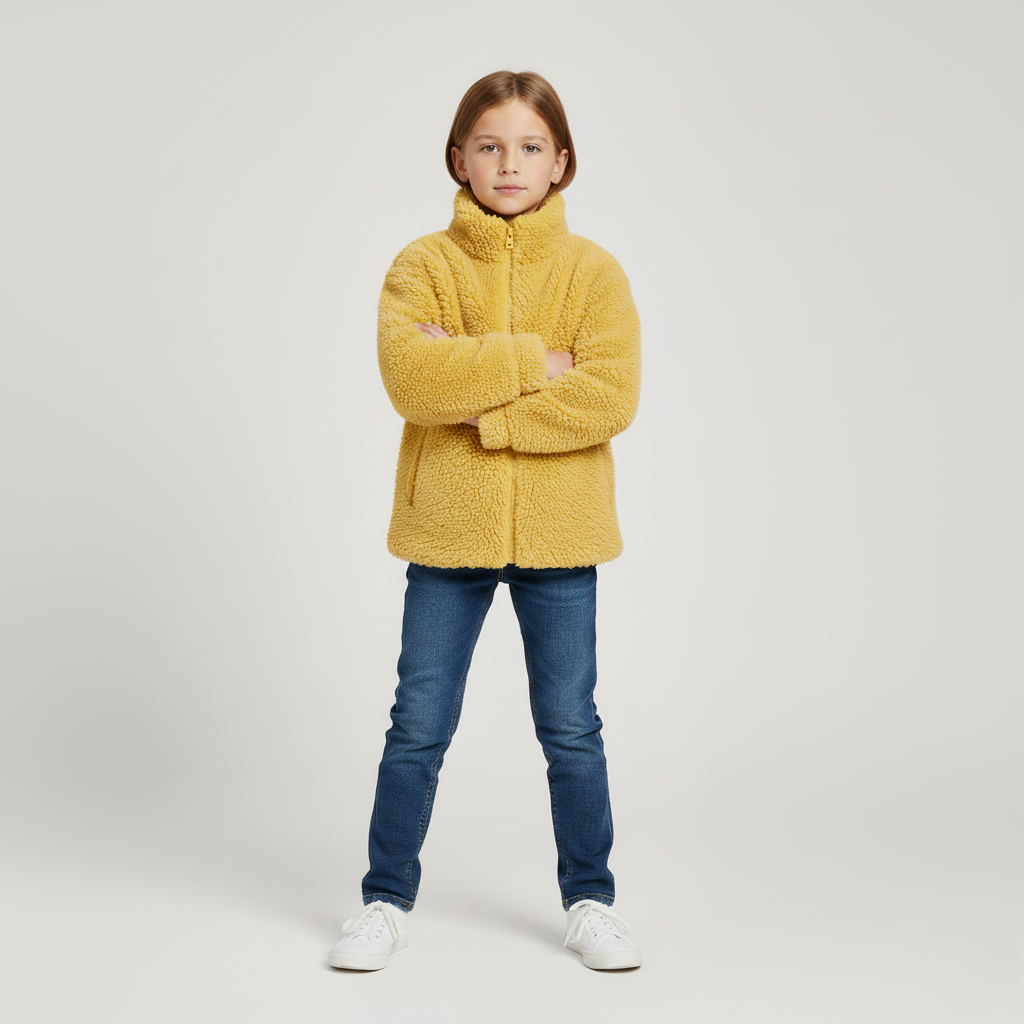 Cozy Cloud Plush Fleece Jacket for Kids