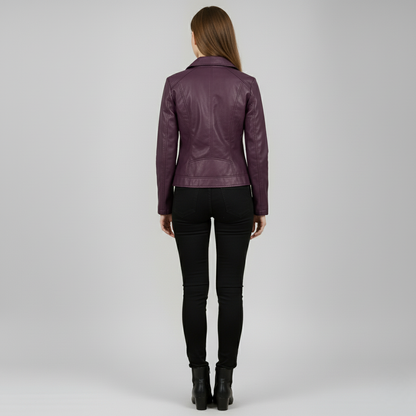 Women’s Faux Leather Moto Jacket