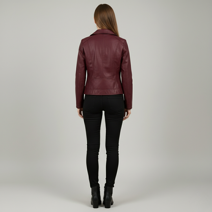 Women’s Faux Leather Moto Jacket