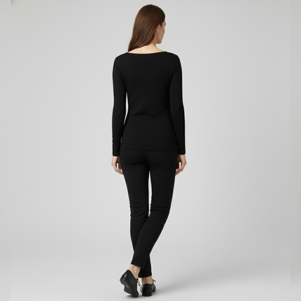 Women's Fleece-Lined Thermal Base Layer Top